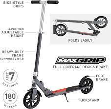R6110AZ	MONGOOSE TRACE 180 FOLDING SCOOTER GRAY/RED